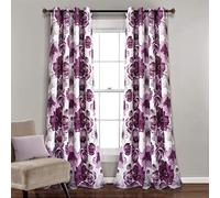 (TG. 38.1L x 66A cm (2 Pannelli)) Lush Decor Leah - Coppia di tende lunghe che f