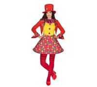 (TG. 38-39) amscan Circus Clown Dress Size 12-14 Set di Costumi, Multi, 38-39 (P