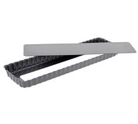 (TG. 38.4 x 14.2 x 3.2 cm) DeBuyer 4708.36 - Stampo per Torta Rettangolare, Fond