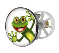 (TG. 38 - 40 mm) Sanitop-Wingenroth, Tappo per lavabo, 38 - 40 mm, Rana fume