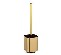 (TG. 38.5 x 9 x 9 cm) WENKO Set WC Auron Oro, pregiato portascopino in pregiata