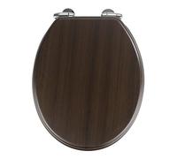 (TG. 38.5x7.0x47.7 cm) Wenko WC MDF Oak wenge Tapa caida lenta, Legno, Multicolo