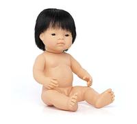 (TG. 38 cm high) Miniland MINILAND31055 38 cm Asian Boy Doll Senza Biancheria In