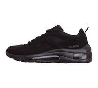 (TG. 38 EU) Kappa Squince Scarpe da Ginnastica Basse Unisex - Adulto, Nero (Blac