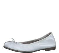 (TG. 38 EU) MARCO TOZZI 2-2-22100-28 Damen Leder Ballerina, Donna, Bianco, 38 EU