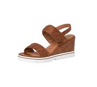 (TG. 38 EU) MARCO TOZZI 2-2-88301-28, Sandali con Zeppa Donna, Castagna, 38 EU -