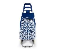 (TG. 38 Litri) Excelsa Boheme Blue Carrello Porta Spesa, Capacit 38 L, Sacca Ri