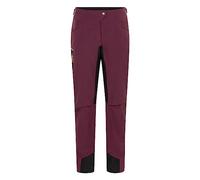 (TG. 38) VAUDE Pantaloni da Donna Qimsa Light Softshell, Cassis, 38 - NUOVO