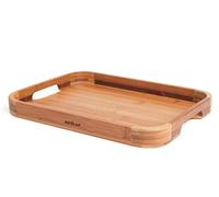(TG. 38x28x3.6 cm) Excelsa Eco Living Vassoio da Portata in bambù, Naturale, 38
