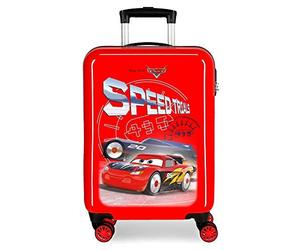 (TG. 38x55x20 cms) Disney Cars Speed Trails, Trolley Rigido Cabina 55m Ragazzo,
