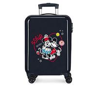 (TG. 38x55x20 cms) Disney Lets Roll Mickey Valigia da cabina blu 34 x 55 x 20 cm
