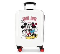 (TG. 38x55x20 cms) Disney Mickey True Love Trolley cabina Bianco 38x55x20 cms Ri