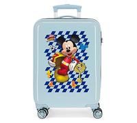 (TG. 38x55x20 cms) Disney Valigia Cabina, Azzurro, 38x55x20 cm, valise mickey -
