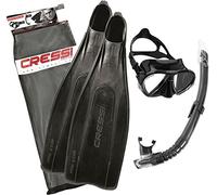 (TG. 39/40) Cressi PRO Star, Set Immersione Unisex - Adulto, Nero, 39/40 - NUO
