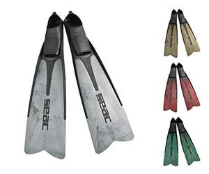 (TG. 39/40) SEAC Talent Camo, Pinne per Pesca Subacquea e Immersioni Unisex - Ad