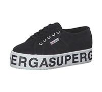 SUPERGA 2790 COTW OUTSOLE LETTERING, Sneaker, Donna, Nero (Black 999), 39 EU
