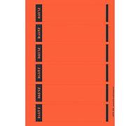 (TG. 39 x 192 mm) Leitz Cardboard labels, red, 150 Pezzi - NUOVO