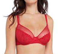 (TG. 3C) Miss Sans Complexe Lisa Full Coverage Bra, Rosso Purpureo, 3C Women's -