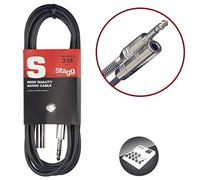(TG. 3m) Stagg SAC3PSJS DL Cavo S Serie Prolunga con Jack Stereo Audio per Cuffi