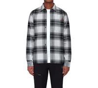 (TG. 3XL) Mammut Maglietta a Maniche Lunghe da Uomo Trovat Platino-Nera 3XL - NU