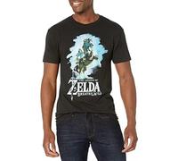 (TG. 3XL) Nintendo Zelda Breath of The Wild Link Epona Posing T-Shirt Canottiera