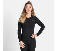 (TG. 3XL) Odlo Maglietta da Donna Bl Top Crew Neck L/S Active Warm Eco a Maniche