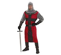 (TG. 3XL) WIDMANN 44485 COSTUME CAVALIERE TEMPLARE XXXL ROSSO #4448 - NUOVO