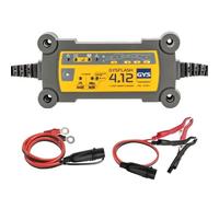 (TG. 4.12) GYS - Caricabatterie GYSFLASH 4.12, 4A, per batterie 12V, auto - NUOV