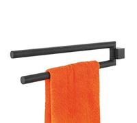 (TG. 4,1x9,7x46,1 cm) Tiger Nomad Portasciugamani, Acciaio Inox, Nero, 4,1 x 9,7