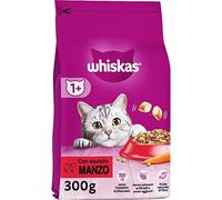 (TG. 4.2 kg (Confezione da 1)) Whiskas Croccantini Adult 1+ con Manzo - Cibo sec