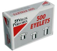 (TG. 4.2 mm) REXEL Occhielli lunghezza 4.2mm 500pz - Ottone - 20320051 - NUOVO