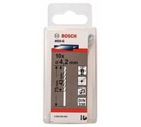 (TG. 4.2 x 43 x 75 mm) Bosch 2608595060 - Punta per metallo, codolo rotondo, HSS