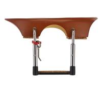 (TG. 4/4) GEWA mentoniera per violino 4/4 Flesch a piastra larga in bosso, Made