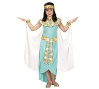 (TG. 4-5 anni) "EGYPTIAN QUEEN" (dress, belt, collar, cuffs, headpiece, cape) -