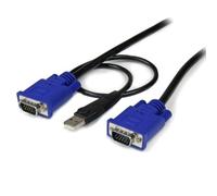 (TG. 4.5 m - VGA) Startech.Com Cavo Kvm USB Ultra-Sottile 2 in 1 4,5 M - NUOVO