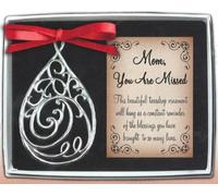 (TG. 4.5 x 5) Cathedral Art TDO101 - Decorazione commemorativa a goccia, 3-5/8 p