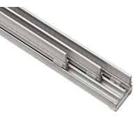 (TG. 4.5x175.3x4.5 cm) Gardinia 31173 Binario per Pannello Giapponese, Metallo,