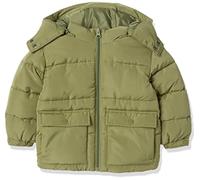 (TG. 4 anni) Amazon Essentials Piumino a Maniche Lunghe in Sherpa di Poliestere