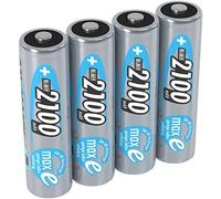 (TG. 4 Batterie) ANSMANN 4x Batterie ricaricabili stilo AA - 2100 mAh 1,2V NiMH
