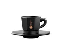 (TG. 4セット) Bialetti tazze da espresso ottagonali set di 4 con piattino in