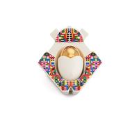 (TG. 4 cm x 12 cm x 8.5 cm) Alessi Jesus ESA05 1 Statuina Bambino Gesù per Pres