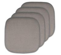 (TG. 4 Count (Pack of 1)) Sweet Home Collection Cuscino per sedia in memory foam