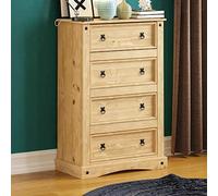 (TG. 4 Drawers) Home Discount, cassettiera Corona 4 cassetti - NUOVO