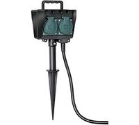 (TG. 4-fach / 1,4m) Brennenstuhl 1154440 Presa per Giardino e Supporto per Fissa