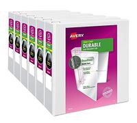 (TG. 4 Inches) Avery Durable View 09801 - Raccoglitore a 3 anelli, 10,2 cm, 6 ra