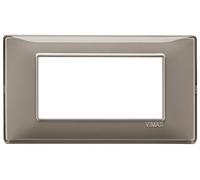 (TG. 4 moduli) Vimar 14654.40 Placca, 4 moduli, Cenere - NUOVO
