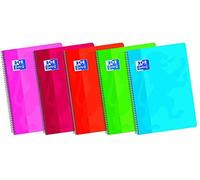 (TG. 4º) Oxford Classic 100430601 - Confezione da 5 quaderni a spirale con cope
