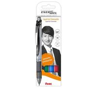 (TG. 4 pezzi) Pentel BL77. 4 pezzi nero/rosso/blu/verde - NUOVO