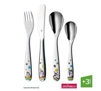 (TG. 4 Pezzi) WMF Unicorno Posate per Bambini, Acciaio Inossidabile, Argento, 4
