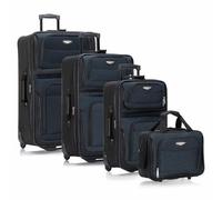 (TG. 4-Piece Set) Travel Select Amsterdam - Trolley verticale espandibile, Marin